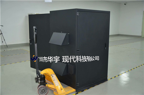 我司21號發貨浙江，為浙江某公司提供定制款恒溫恒濕戶外投影儀安裝柜(圖1)