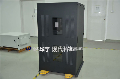 我司21號發貨浙江，為浙江某公司提供定制款恒溫恒濕戶外投影儀安裝柜(圖2)